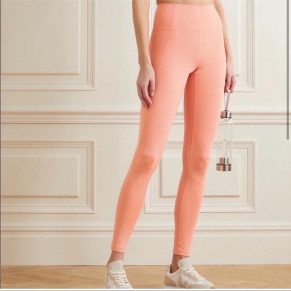 Girlfriend Collective Peach High Rise Compression Leggings - Picture 1 of 5